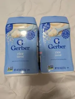 Gerber rice cereal ガーバー ライスシリアル 未開封2個セット