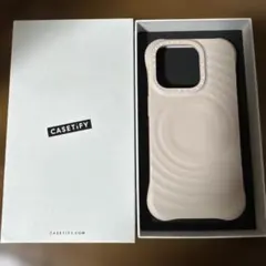 CASETiFY iPhone 15 Pro ウェーブシリコンケース オーツ