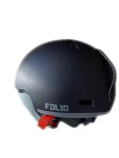 FOLIO ブラック スノーボードヘルメット