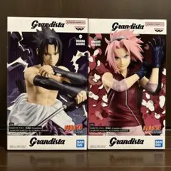 Grandista うちはサスケ & 春野サクラ フィギュアセット