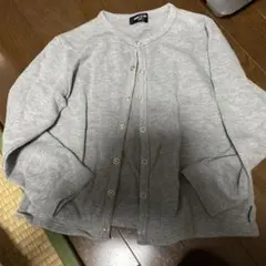 COMME CA ISM グレー カーディガン 120A