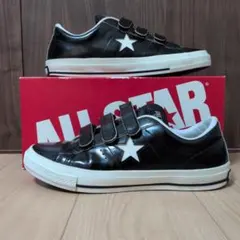 US9】ワンスター 黒×白 レザー ALL STAR #HAK5 - メルカリ