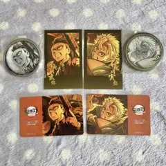 鬼滅の刃 ダイニング 無限城編 ポイントカード チェキ 缶バッジ 実弥 玄弥