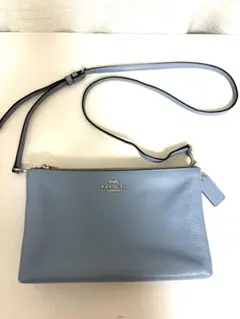 COACH ショルダーバッグ ライトブルー