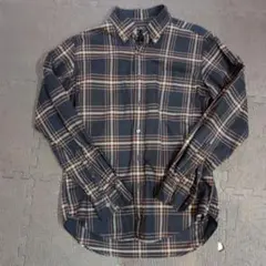 美品 ユナイテッドアローズグリーンレーベル チェック柄長袖シャツ
