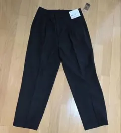 ユニクロ ヒートテックタックテーパードパンツ ブラック L