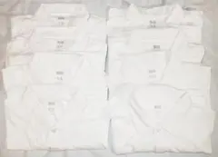 ユニクロ ドライEXポロシャツ XL メンズ 白 抗菌 8枚セット