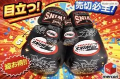 RAJA BOXING ボクシンググローブ 16oz サクヤン柄 ムエタイ 美品
