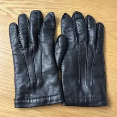 SalvatoreFerragamo フェラガモ メンズ レザー ブラック　手袋