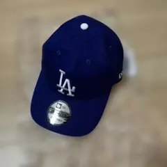 LAロゴ ブルー ベースボールキャップ