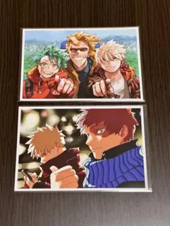 ヒロアカ原画展 ブロマイド オールマイト 緑谷出久 爆豪勝己 轟焦凍 2