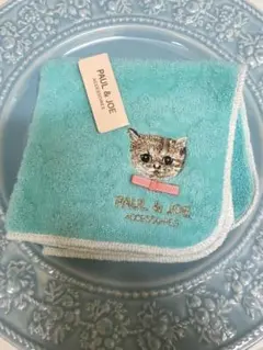 PAUL & JOE ACCESSOIRES タオルハンカチ 猫刺繍のサムネイル