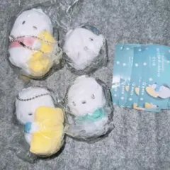 ポチャッコ ぬいぐるみボールチェーン サンリオ　全4種　コンプセット