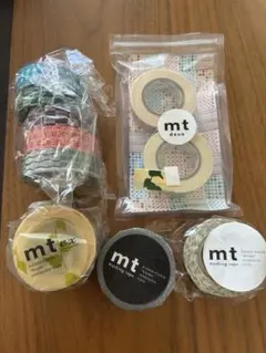 mt マスキングテープ 10個まとめ売り 和柄　ドット柄