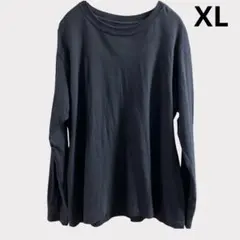 ファミマル　長袖Tシャツ　ブラック　XLサイズ