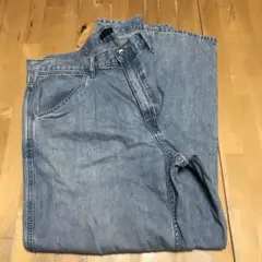 uniqloワイドデニムパンツ