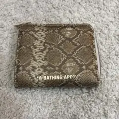 A BATHING APE パイソン柄 ミニウォレットのサムネイル
