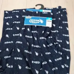 ヒヤロン　ステテコ　Mサイズ　紺柄