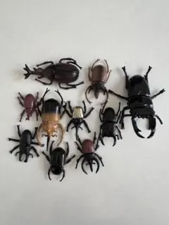 昆虫フィギュア カブトムシ クワガタ まとめ売り 約10体 おもちゃ