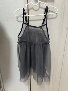 【美品】coca ラメチュール　ワンピ　キッズ　キャミ　子供服　女の子　120