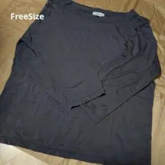 ダークグレー 七分袖 トップス