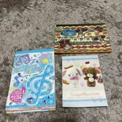 【レア】シュガーバニーズ　オンプ　クローバー　メモ帳　シール 平成レトロ