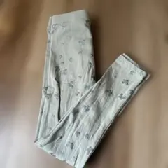 H&M 蝶模様 グレー キッズレギンス EUR128