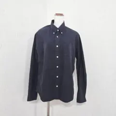 URBAN RESEARCH コットン 長袖シャツ M ネイビー ボタンダウン
