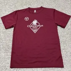 ChikuwaRun ワインレッド Tシャツ S