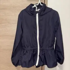 petit main 紺色 ナイロンジャケット