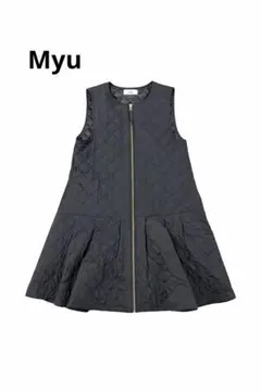 Myuキルティング ダウンベスト M