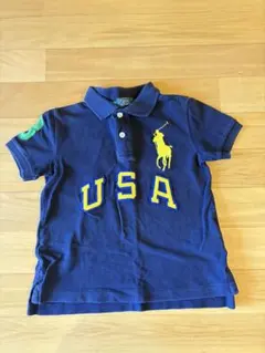 Polo by Ralph Lauren USA ポロシャツ 4T ネイビー