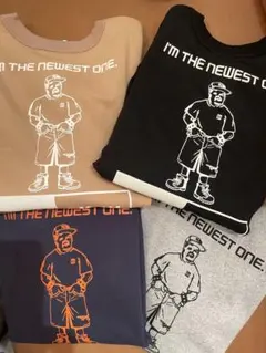 新作☆ オフィシャルチーム　裏毛 ”新しい俺”ワイドトレーナー