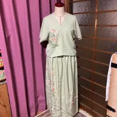 着物リメイクツーピース
