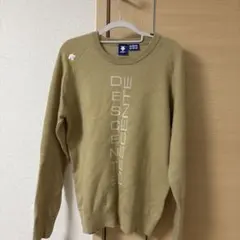 DESCENTE GOLF セーター ベージュ Lサイズ