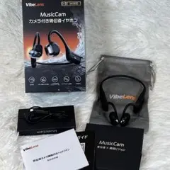 VibeLens AI・カメラ搭載型ワイヤレスイヤホン【MusicCam】 - メルカリ