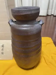 【花入3】備前3    柴岡秀泉　　高さ22㎝ 花入3】備前3 柴岡秀泉 高さ22㎝