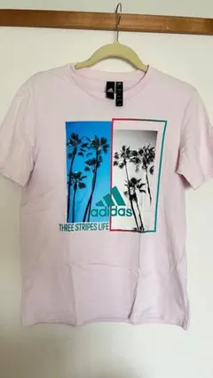 adidas ピンク Tシャツ トロピカル