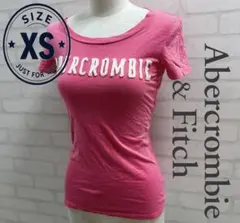 ★美品★ Abercrombie & Fitch ピンクTシャツ 半袖 XS
