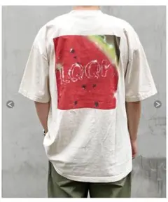 LQQK Studio/WATERMELON FRUIT TEE (CREAM)