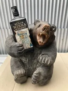 サントリー　ニッカウイスキー　トリスウイスキー クマの陶器置物 2025年最新】ニッカウイスキー 熊の人気アイテム - メルカリ