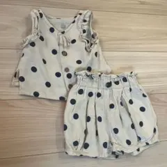 BREEZE セットアップ　80 水玉　ベビー服　キッズ服　ブリーズ