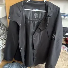 CAMPTZ ブラック フード付き マウンテンパーカー L