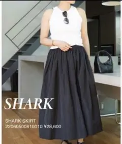 deuxieme classe sharkスカート　ブラックのサムネイル