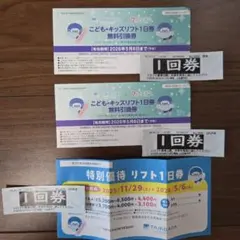 たんばらスキーパーク リフト1日券 2枚セット たんばらスキーパーク》リフト1日券 割引券 1枚（最大4名まで） 3月の