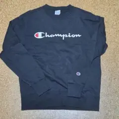 【定番】Champion ブラック スウェット/トレーナー M