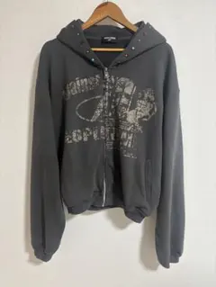 PEOPLESTYLE ピープルスタイル パーカー ダメージ加工 サイズ L L PEOPLESTYLE(ピープルスタイル) パーカー・フーディ(メンズ