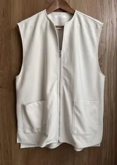 chocol raffine robe フロントZIPカットベストジレ ベスト