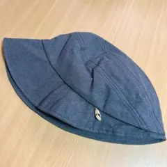 レディース帽子 小顔効果 日よけ 折りたたみ グレー