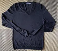 【O次の輝く】DOLCE&GABBANA ニット ブラック Vネック O次の輝く様専用】DOLCE&GABBANA ニット ブラック Vネック